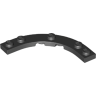 Lego Plate Round Corner 5 x 5 with 4 x 4 Round Cutout