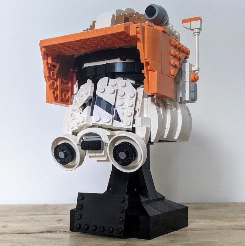 Lego Commander Cody (Phase 2) Helmet MOC