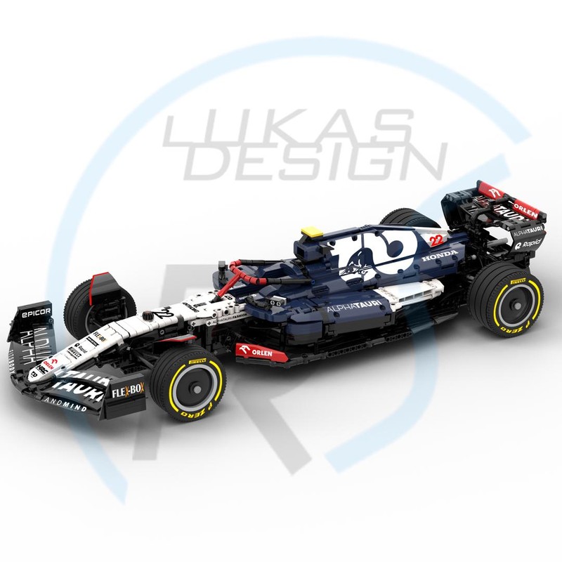 Lego AlphaTauri F1 AT04 1:8 Scale
