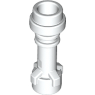 Lego Weapon Lightsaber Hilt with Bottom Ring / White