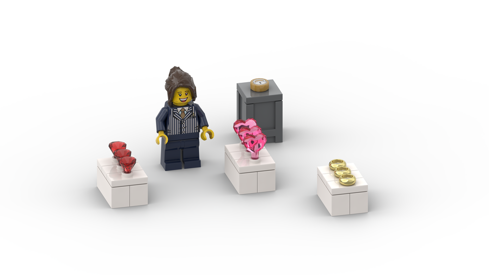 Lego Jewelry store inventory