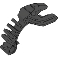 Lego Large Figure Weapon, Disk Throwing Arm (Tohunga) / Black