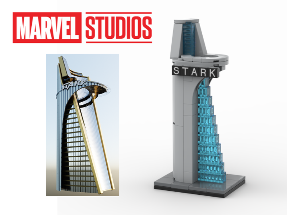 Lego 21028 Stark Tower Add-On For New York City Skyline