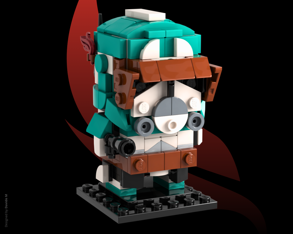 Lego Republic Clone Captain Tukk from Tukk Tales Brickheadz