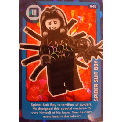 Lego Trading Card, Create the World Living Amazingly - Spider Suit Boy (Foil) / [No Color/Any Color]