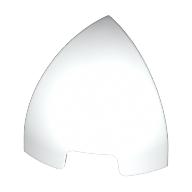 Lego Brick Round Curved 1 x 1 x 1 Quarter Dome / White