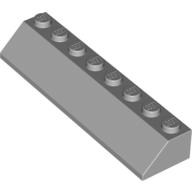 Lego Brick Sloped 45° 2 x 8 / Light Bluish Gray