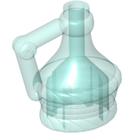 Lego Equipment Flask with Handle / Trans-Light Blue