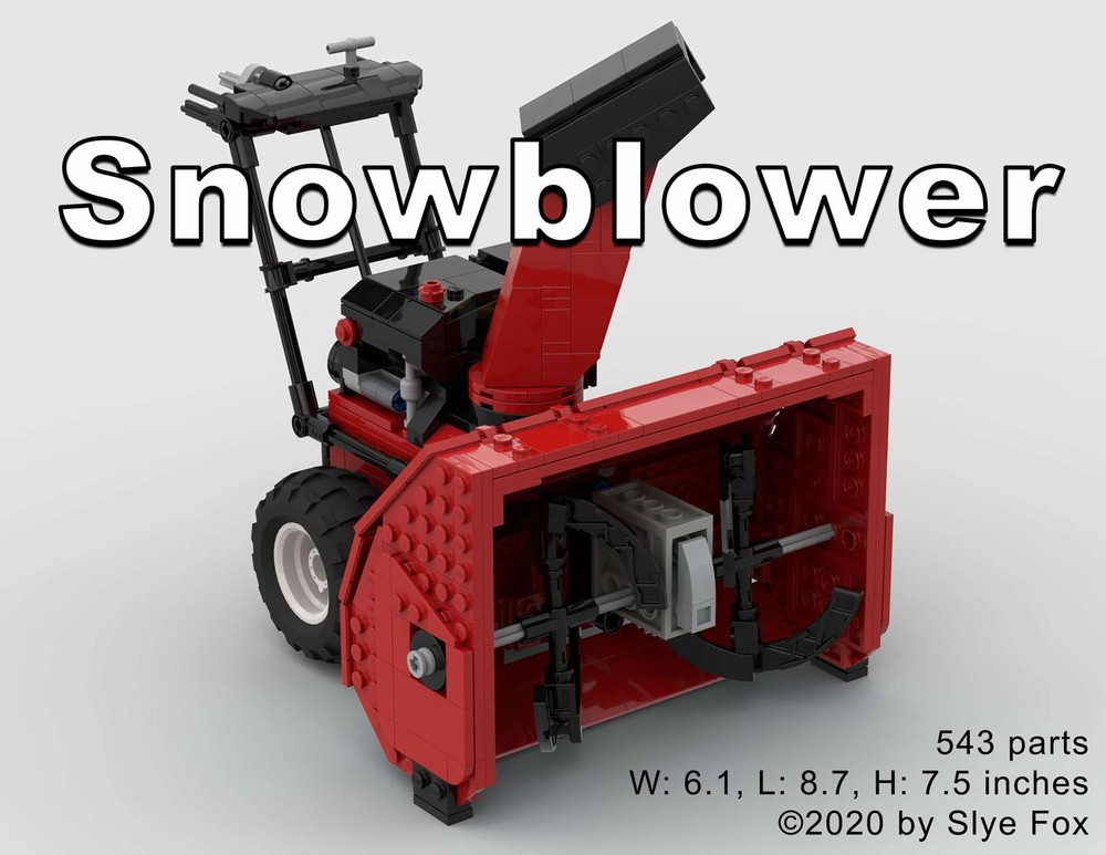 Lego Snowblower