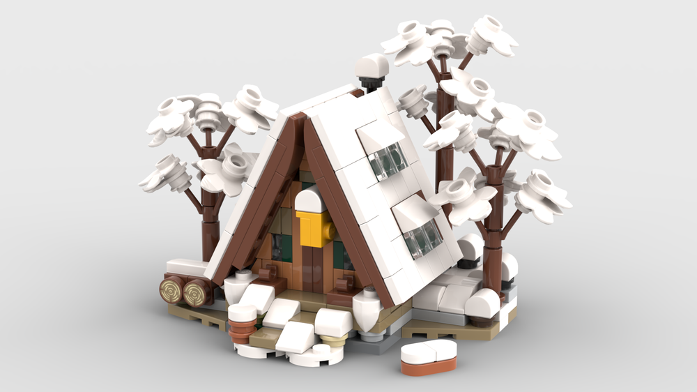 Lego Mini 21338 A-Frame Cabin - Winter Version