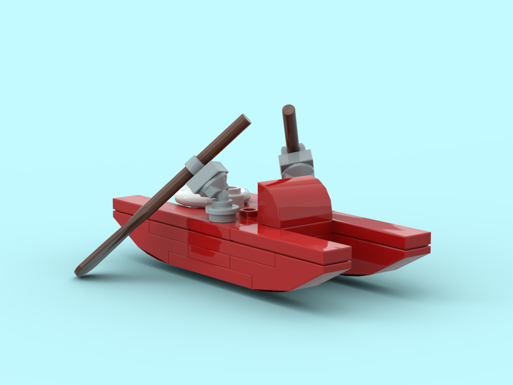 Lego Italian Lifeguard Boat