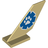 Lego Tail Shuttle with Vet Logo and Paw Print