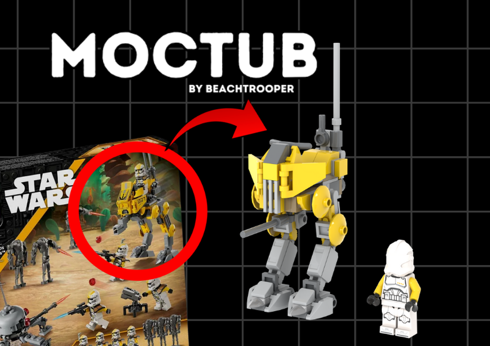 Lego 327th Battle Pack AT-RT Minifig-Scale Alt. Build