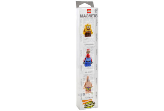 Lego SpongeBob Minifigure Magnet Set