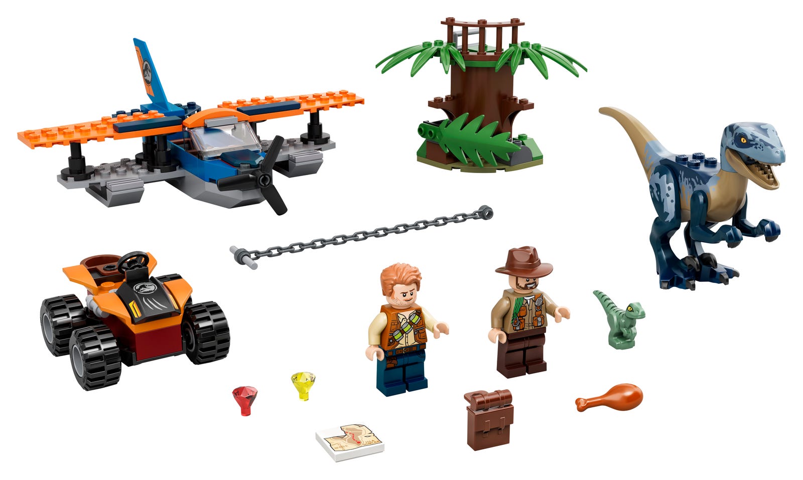 Lego Velociraptor: Biplane Rescue Mission​