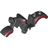 Lego Fairing, Motorcycle, Vintage with Dark Red Trim