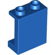 Lego Panel 1 x 2 x 2 [Side Supports / Hollow Studs] / Blue