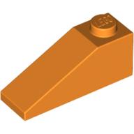 Lego Brick Sloped 33° 3 x 1 / Orange