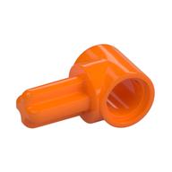 Lego Technic Pin Connector Hub with 1 Axle / Orange