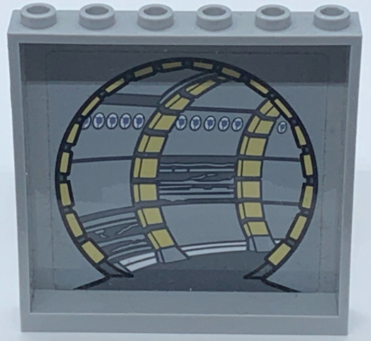 Lego Panel 1 x 6 x 5 with SW Millennium Falcon Corridor Pattern 3 on Inside (Sticker) - Set 75192