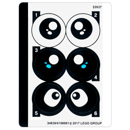 Lego Sticker Sheet for Set 40251-1