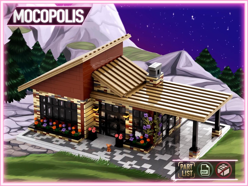 Lego Modern Custom House #4 (High Tech)