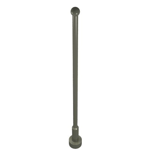 Lego Antenna 8H Whip / Dark Gray