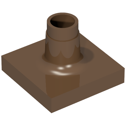 Lego Duplo Sign Post Short / Brown