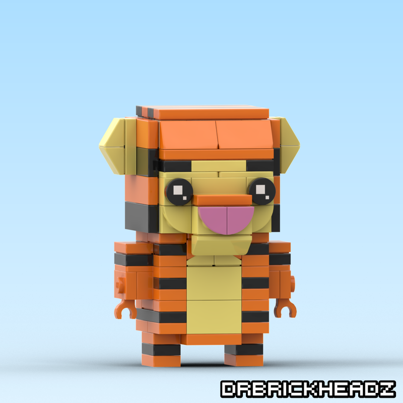 Lego Tigger (Winnie the Pooh) Brickheadz