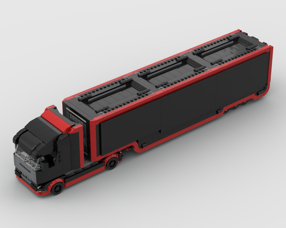 Lego MOD of 60445 F1 Truck for Speed Champions V2