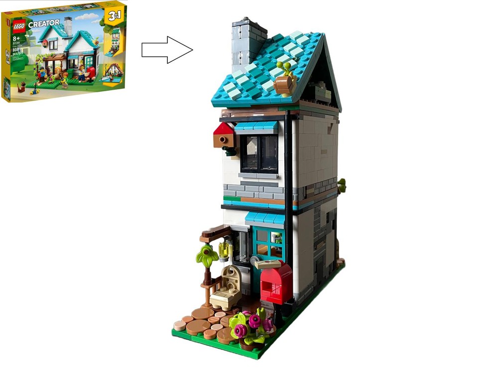 Lego Cozy House 31139 Modular Alternate Build