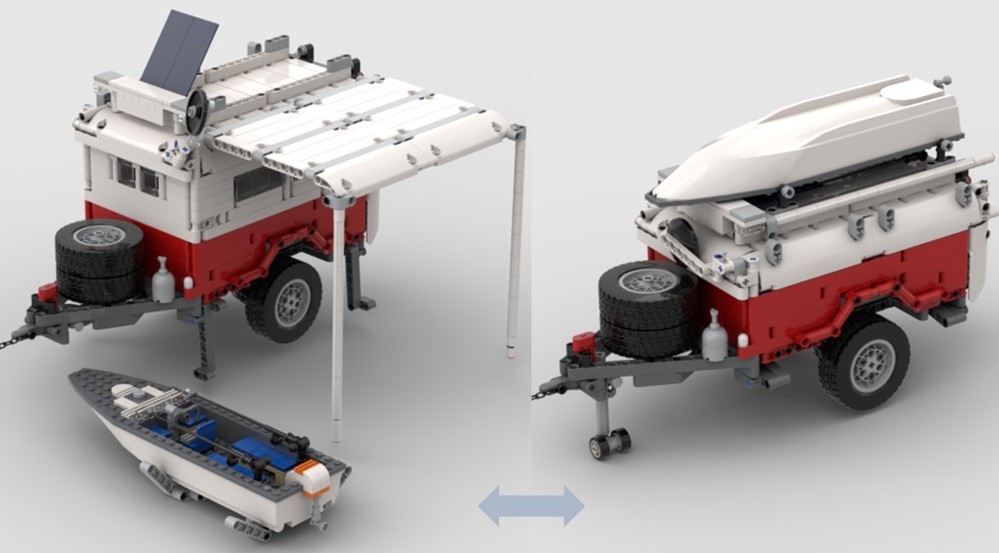 Lego Camper Trailer - ultimate version