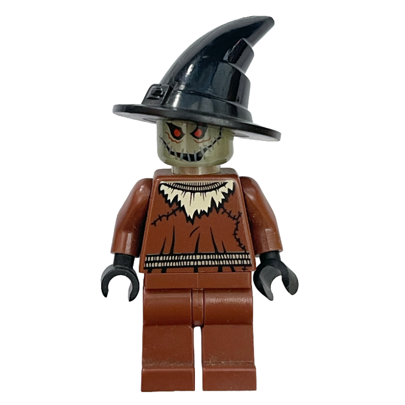 Lego Scarecrow with Glow in the Dark Head and Black Hat