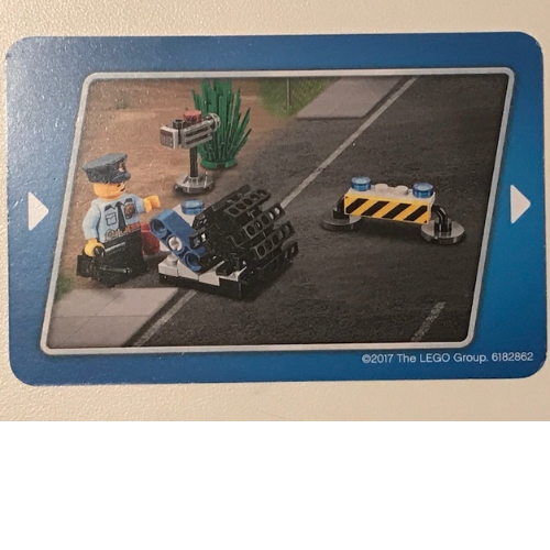 Lego Display Card, Police Storyboard Card 1 / [No Color/Any Color]