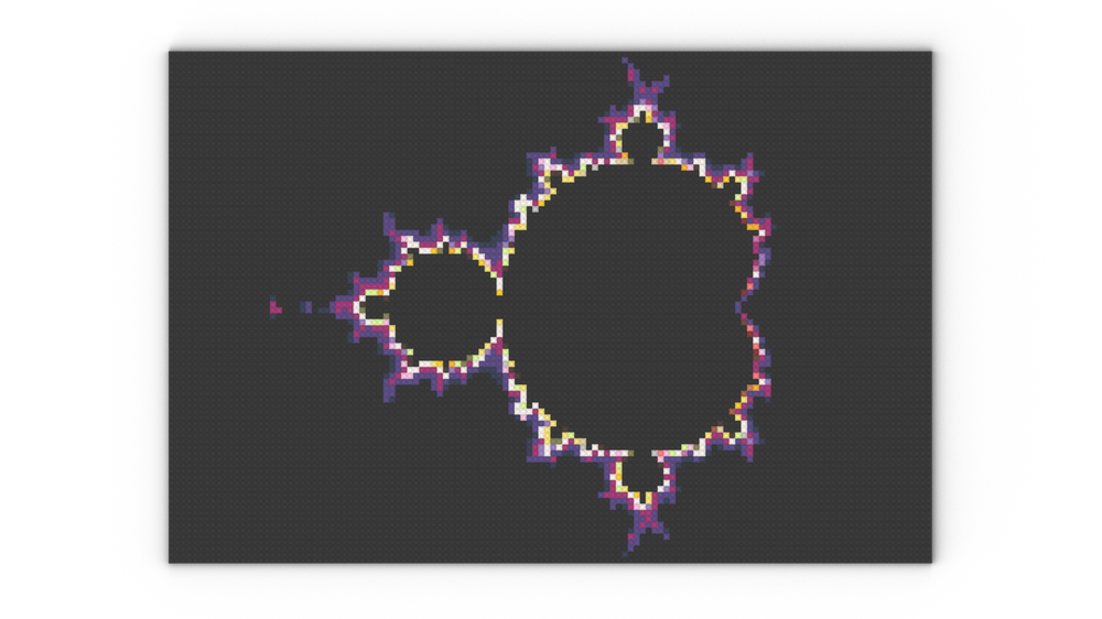 Lego Mandelbrot Set