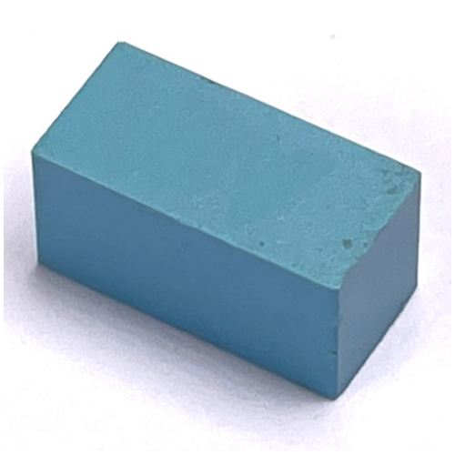 Lego Modulex Tile 1 x 2 without Internal Support / Modulex Medium Blue