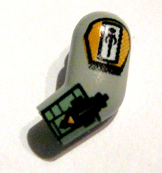 Lego Arm, Left with SW Boba Fett Pattern