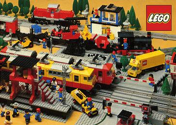 Lego 1983 Medium Train European ((D/A/CH/F/I) 100782/100882)
