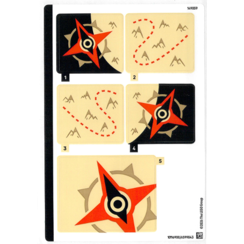 Lego Sticker Sheet for Set 60512-1