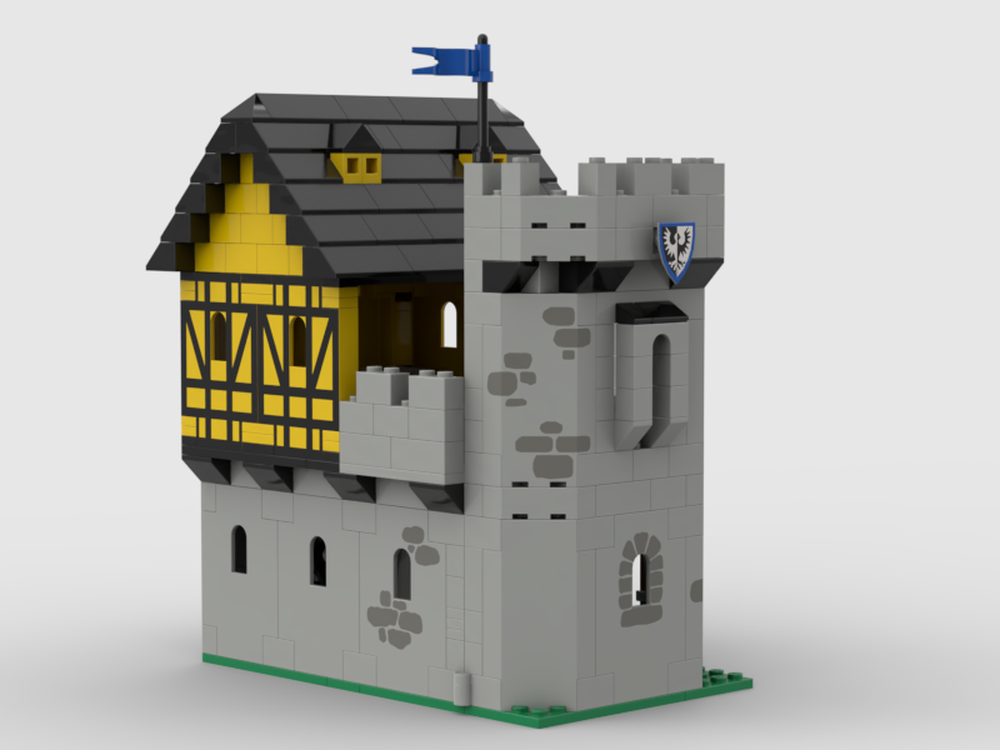 Lego Fortified Black Faclon Stable