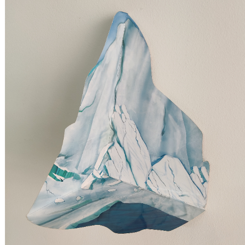 Lego Backdrop, Ice Mountain for Set 5002136-1 / [No Color/Any Color]