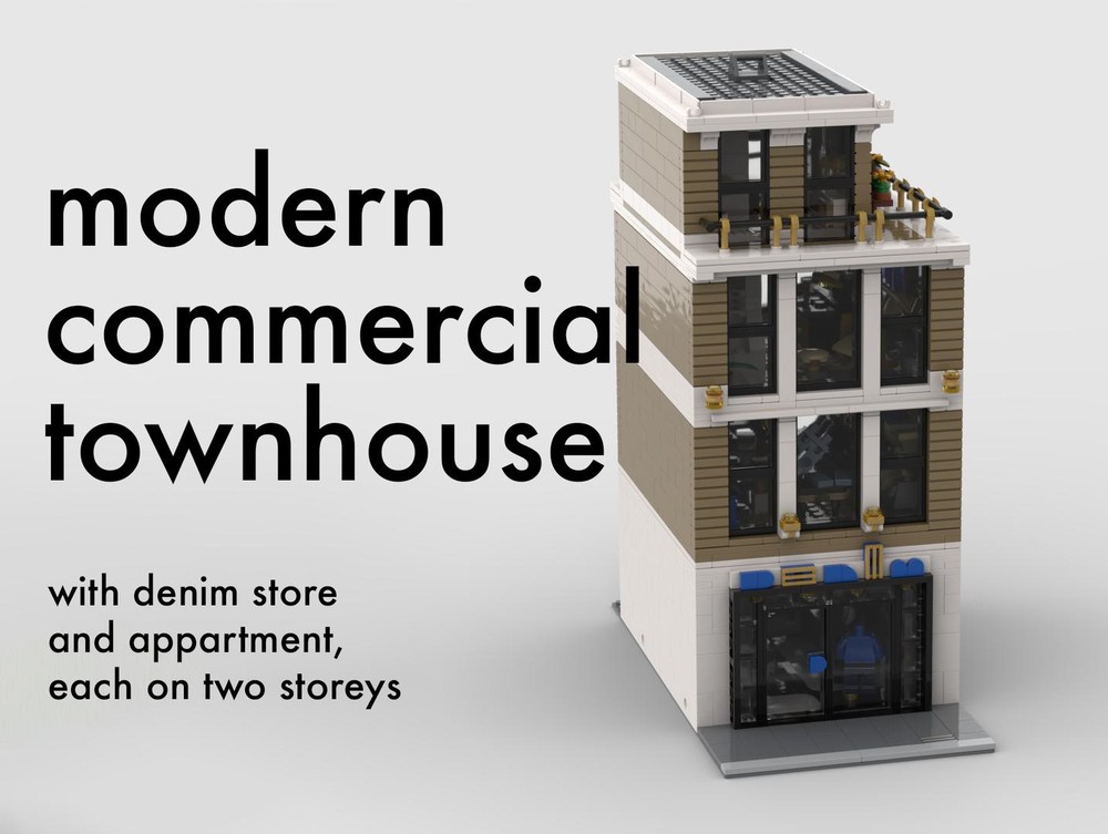Lego Modern Commercial Townhouse
