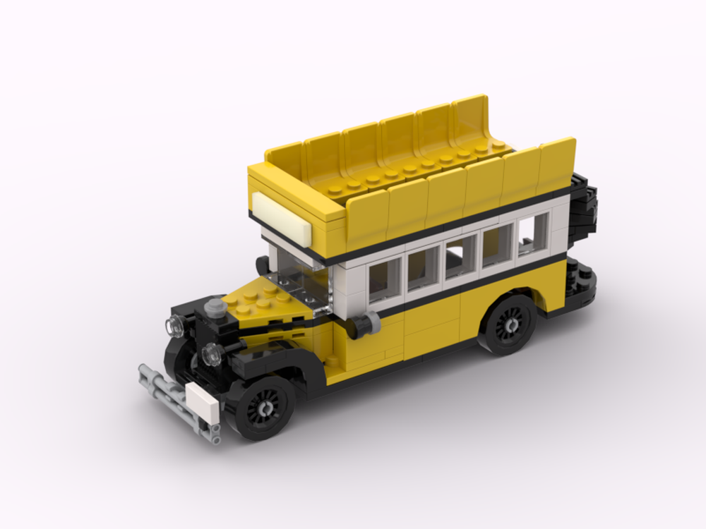 Lego Vintage 1920s Double Decker Bus Berlin
