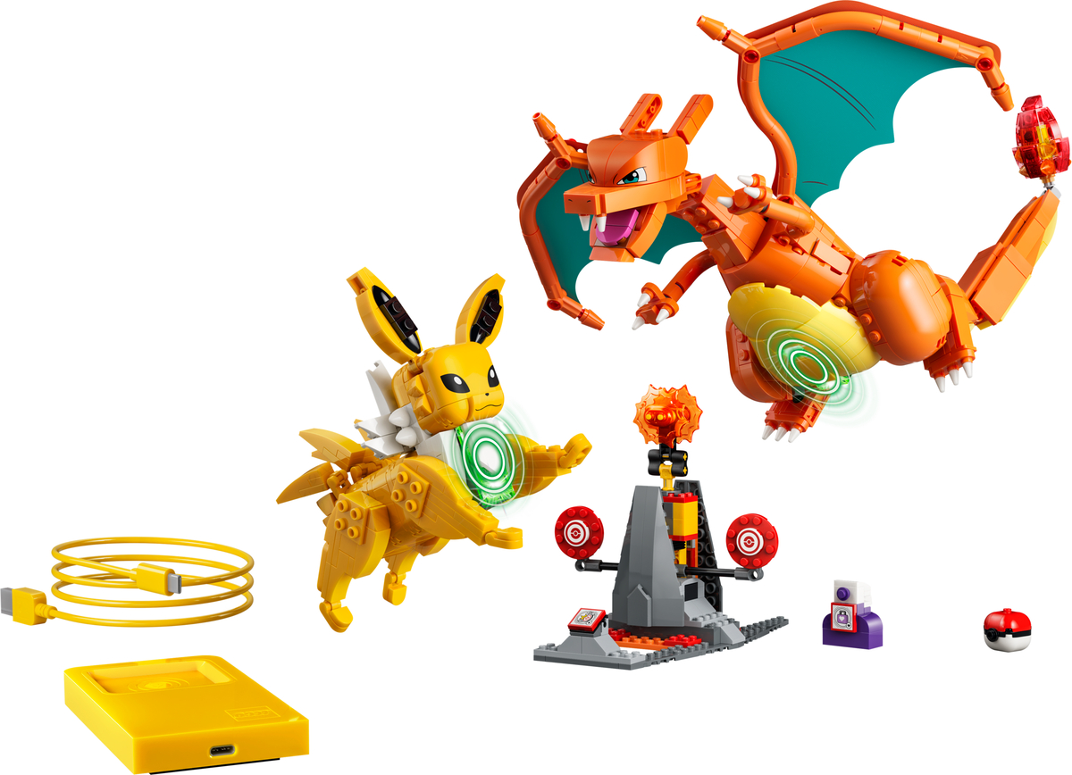 Lego Charizard vs. Jolteon Ultimate Battle