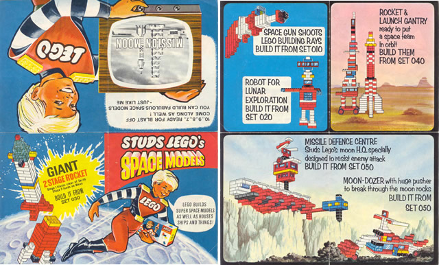 Lego 1965 UK Space Models