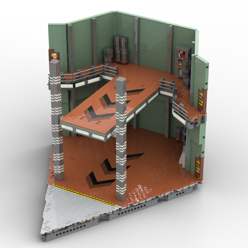 Lego Stargate Atlantis Puddle Jumper Bay (type B)