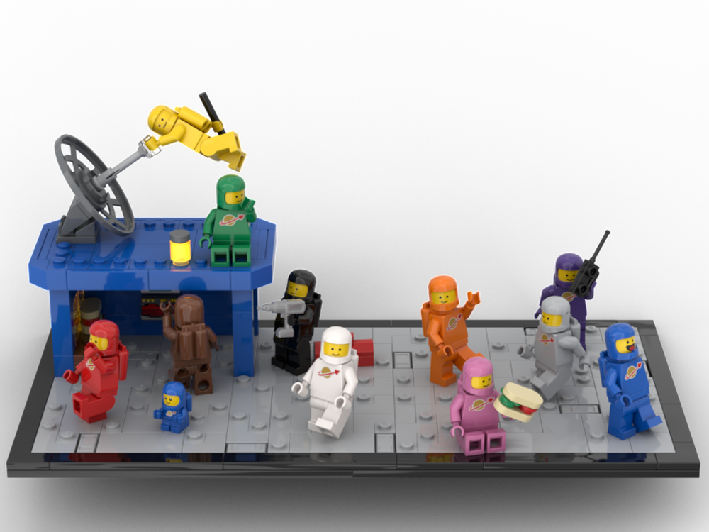 Lego Classic Spaceman Display