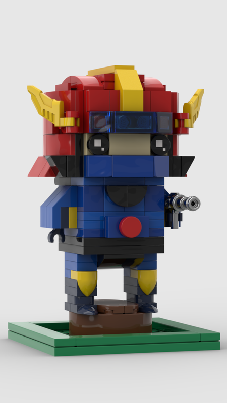 Lego MOC "ALCOR" Personnage Grendizer Mini Brickheadz.