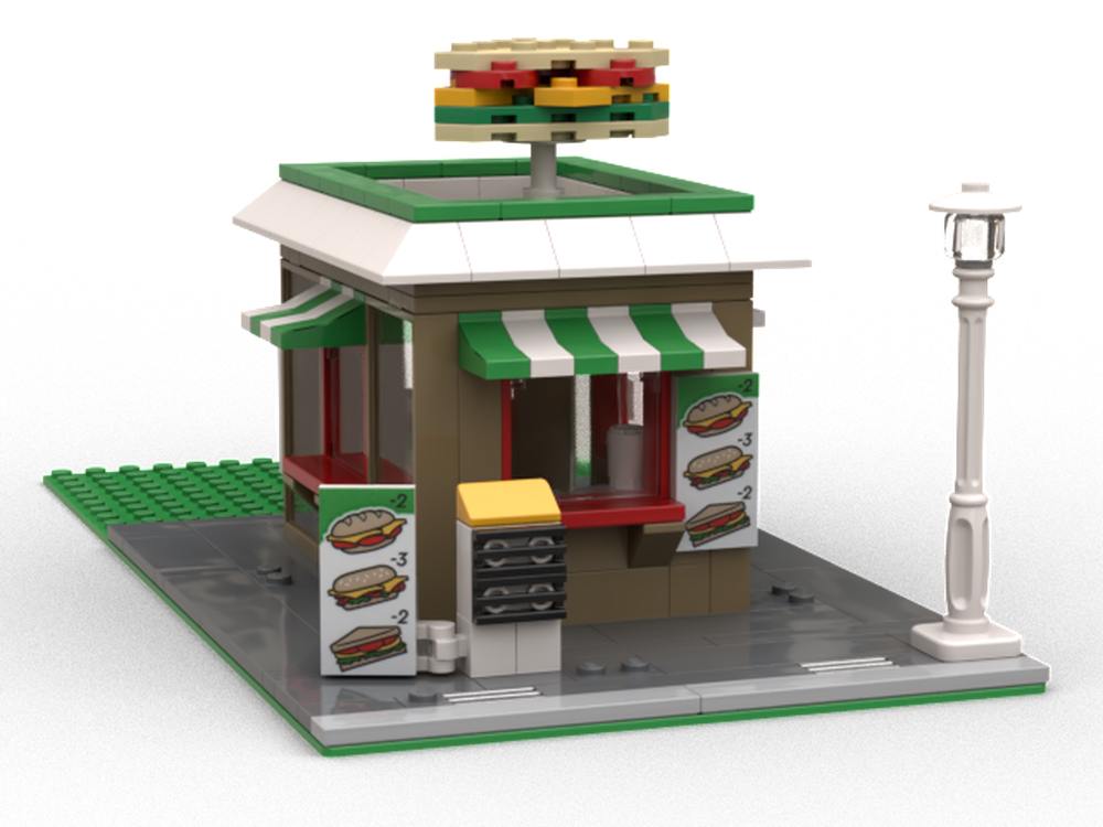 Lego Modular Sandwich Shop