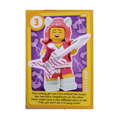 Lego Trading Card, Create the World Living Amazingly - Kitty Pop